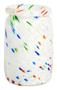 Splash Vase M/ White Dot