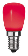 Päronlampa LED 0,8W E14 Röd