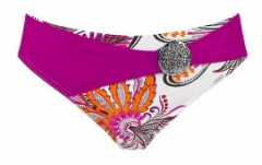 Triumph Siracusa Draped Tai Rosa Mönstrad 44 Dam