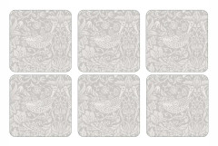 Pimpernel Pure Strawberry Thief Glasunderlägg 6 st
