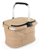 Bercato Kylväska Cooler Basket Jute