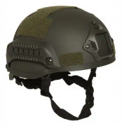 Mil-Tec US Combat "MICH 2002" rälshjälm Olive - Herr