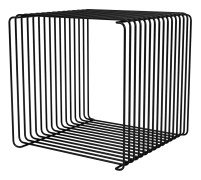 Panton Wire 34 cm Black Förvaringsmodul