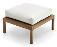 Virkelyst Pouf White Fotpall