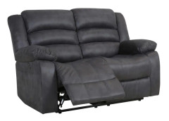Maine 2-sits Elreclinersoffa Grått tyg
