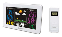  Väderstation med klocka/alarm