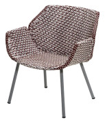 Vibe Lounge Light Grey/Bordeaux/Dusty Rose