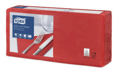 Tork mjuk lunchservett röd 33x