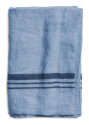 Top Drawer Duk LIMRICK i linné, stripe, Misty Blue