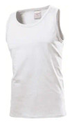 Stedman Classic Tank Top Men Vit bomull Small Herr