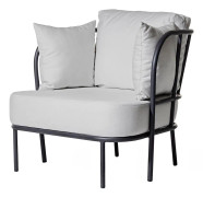 Saltö Lounge Chair Charcoal Grey / Silver Grey