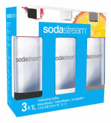  SodaStream PET-flaska 3 st 1L Sv/Vi/Si