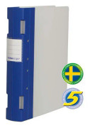 Gaffelpärm Plast KEBAErgo A4 Blå/Neutral, 55mm
