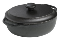 Skeppshult Oval Gryta 2 Liter Gjutjärn Järnlock