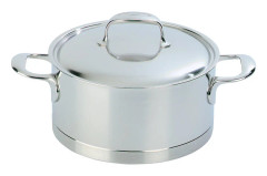 Demeyere 41322 Atlantis kastrull med lock 22 cm 4 l