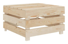 vidaXL Pallbord för trädgården trä
