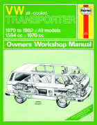 Haynes Reparationshandbok, Vw Transporter air-cooled Petrol, Universal - 174808 - OE 0638
