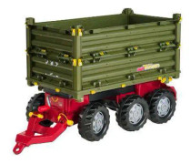 Multi Trailer grön 3-axel