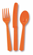 Bestick orangea 18-pack