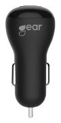 GEAR Laddare 12/24V 1xUSB 1A Svart