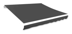 vidaXL Markisduk antracit 300x250 cm