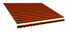 vidaXL Markisduk orange och brun 400x300 cm