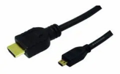 LOGILINK HDMI-Kabel LogiLink(A) auf Micro-HDMI(D), 2m, 19-p