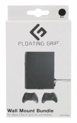 Floating Grips Xbox One X and Controller Wall Mounts - Bundle (Black)