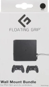 Floating Grip PS4 Slim väggfäste bundle svart
