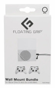  Xbox One S- and controler wall mounts by FLOATING GRIP® - Bundle, White