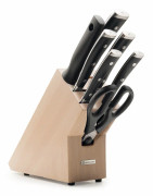 Knife block with 7 items