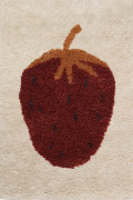 Ferm Living - Fruiticana Tufted Rug Small Strawberry - Ullmattor