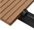 vidaXL WPC massiva golvplattor med tillbehör 10 m² 2,2 m teak