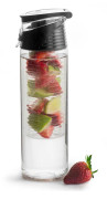 Fresh Flaska Med Fruktkolv Låsbar, Svart