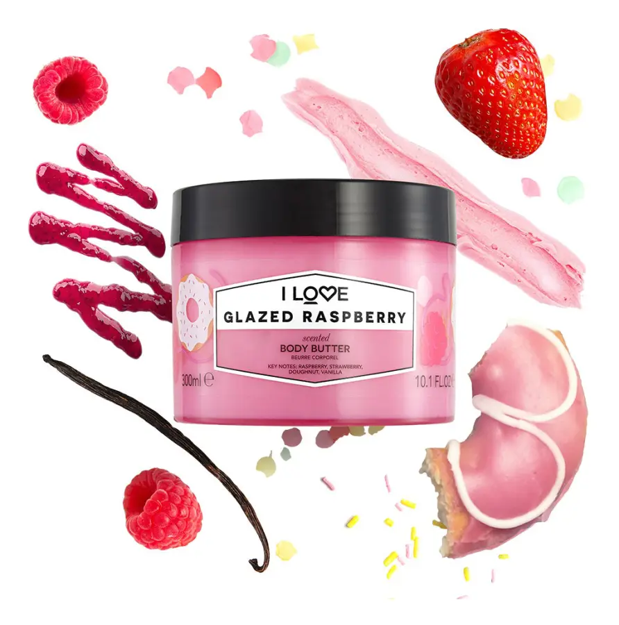 Glazed Raspberry Scented Body Butter - 300 ml