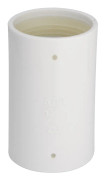 MUFF 32MM VIT PP MED GUMMITÄTNING