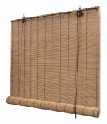 vidaXL Rullgardin bambu 150x160 cm brun