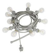 Ljusslinga Bright Light String 7m inkl ljuskällor Klar Grå