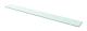 vidaXL Hyllplan glas genomskinlig 110x12 cm