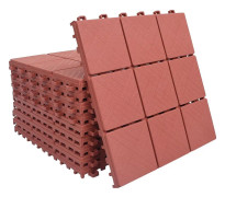 Trall 10 st röd 30,5x30,5 cm plast