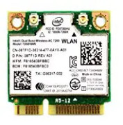 Intel Dual Band Wireless-AC 7260 - Nätverksadapter - PCIe Half Mini Card - Bluetooth 4.0, Wi-Fi 5 - för Latitude E5440, E5540, E6440, E6540, E7240, E