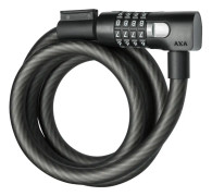 AXA Resolute C15-180 - Spirallås med kod - 180 cm - Svart