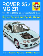 Haynes Reparationshandbok, Rover 25 & Mg Zr Petrol & Diesel - 175007 - OE 4145