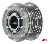 Frihjulskoppling, generator As-pl AFP3008(V) - alfa romeo, bmw, citroën, fiat, ford, lancia, opel, vauxhall - OE 1204392, 1204517, 12317792020