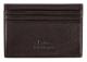 Pebble Leather Cardcase - Brun