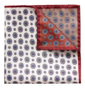 Pocket square noos - Vinröd