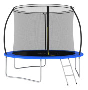 vidaXL Studsmatta rund 305x76 cm 150 kg
