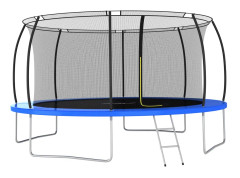 vidaXL Studsmatta rund 460x80 cm 150 kg