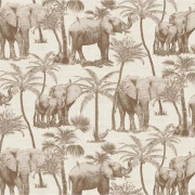 DUTCH WALLCOVERINGS Tapet Elephant Grove beige