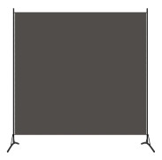 vidaXL Rumsavdelare 1 panel antracit 175x180 cm
